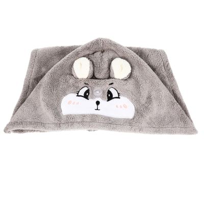 Amosfun Cute Squirrel Hair Drying Wrap Towel Super Absorbent Shower Turban for Fast Hair Drying Comfortable and Non-restrictive Design for Women