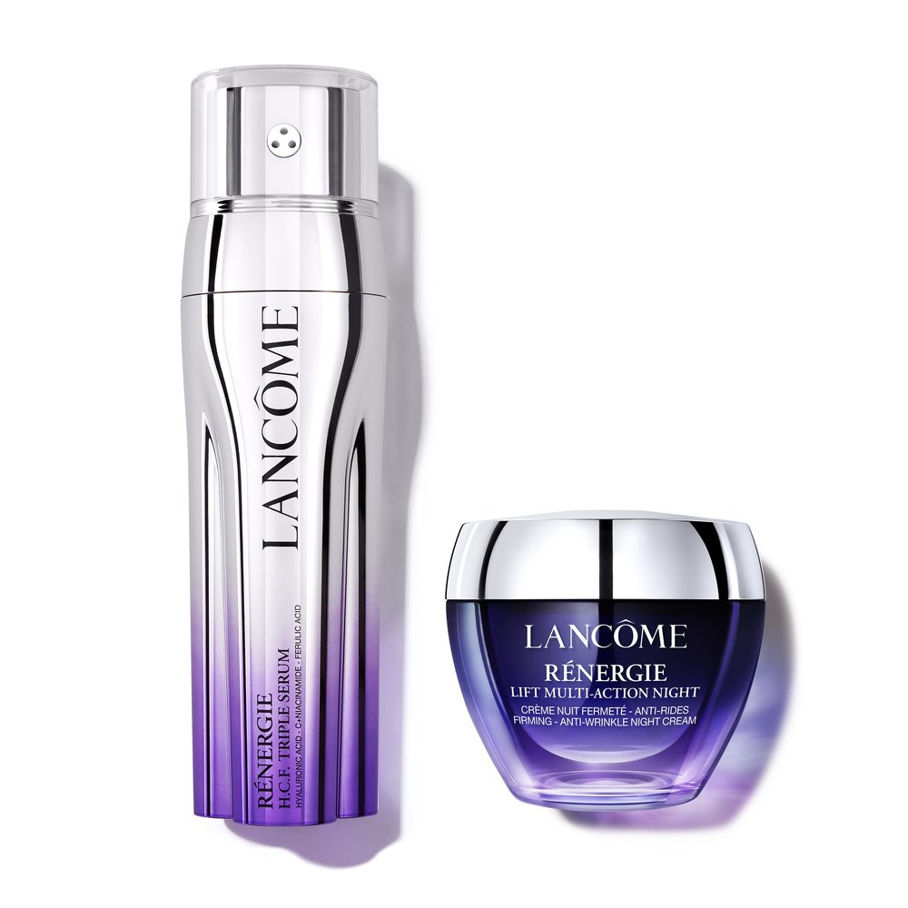 Lancme Hyaluronic Acid Skincare Duo - Rnergie H.C.F. Triple Serum & Rnergie Multi-Action Night Cream