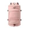 Worparsen Lightweight Travel Bag Fitness Moving Storage Duffel Multifunctional Large Capacity Adjustable Straps Multi Layers Great Load Bearing Shoulder Pink view 1