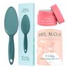 Bare August Glass Foot File, Heel Socks & Foot Scrub Bundle for Dry, Cracked Feet view 1