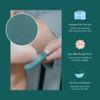 Bare August Glass Foot File & Foot Cream Bundle for Dry, Cracked Heels & Feet view 4
