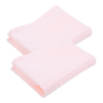 Amosfun 2pcs Gauze Boy Girl's Towel Soft Cotton Face Towel Bathing Facial Wipes