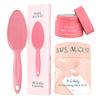 Bare August Glass Foot File, Heel Socks & Foot Scrub Bundle for Dry, Cracked Feet view 1