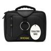 Toiletry Travel Kit for Men  Hanging Shaving Bag with Compartments | Toiletry Kit for Facial Grooming & Hygiene | Ideal for Business Trips, Hotels & Gyms | Water-Resistant Oyster Shell Fabric, Black view 1