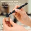 AKOAK 3 Pcs Foundation Sponge Brush, Sponge Applicator Concealer Brush, Sponge Makeup Brush with Handle, for Concealer, Eye Makeup, Eyeshadow, Professional Tools for Female Girls (Black) view 4