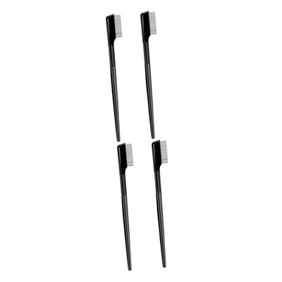 MAGICLULU 4pcs Eyelash Shaping Comb Brow Grooming Made of Dense Steel Needle for Home Travel