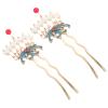 LIFKOME Hairpin Bun Accessory Vintage Hair Chopstick Pearl Hair Pin Set for Women view 1