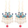 LIFKOME Hairpin Bun Accessory Vintage Hair Chopstick Pearl Hair Pin Set for Women view 4