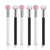 AKOAK 3 Pcs Foundation Sponge Brush, Sponge Applicator Concealer Brush, Sponge Makeup Brush with Handle, for Concealer, Eye Makeup, Eyeshadow, Professional Tools for Female Girls (White) view 2