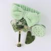 4-Pcs Jade Roller and Gua Sha Set, Jade Roller for Face, Gua Sha, Jade Roller, Gua Sha Stone, Head Band, and Head Brush view 2