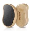 BEZOX Nano-Glass Pumice Stone for Feet Dead Skin, Eco-Friendly Pedicure Foot File Callus Remover - Bamboo Handle view 1