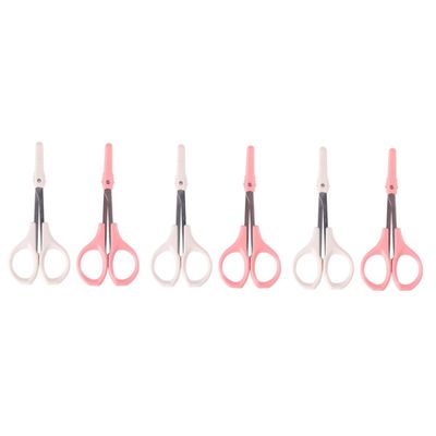 FRCOLOR 3sets Professional Eyebrow Scissors Set High Precision Lightweight Easy to Use 2pcs*3