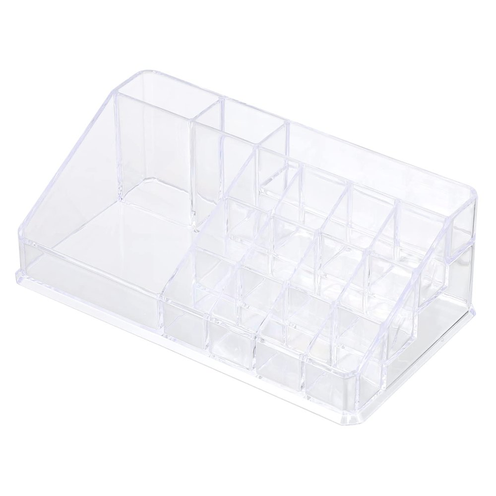 FRCOLOR Desktop Makeup Organizer Lipstick Holder Jewelry Organizer Box Makeup Storage Box