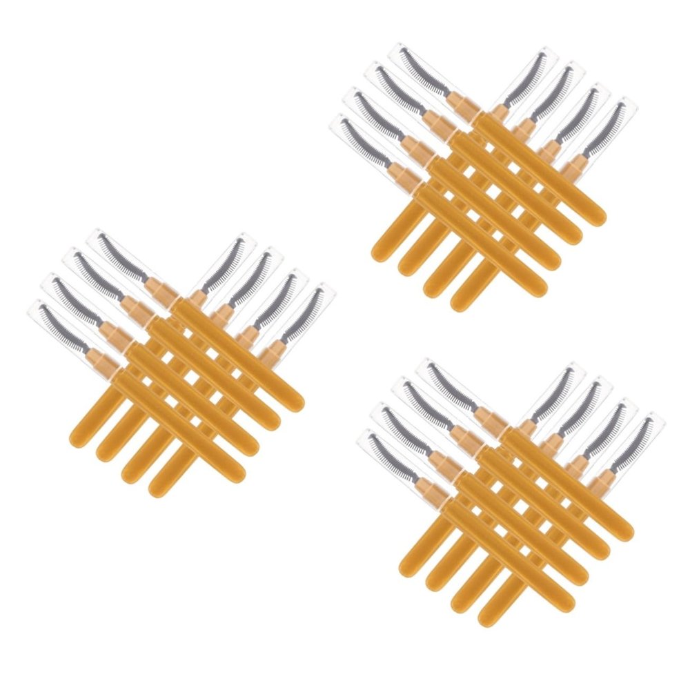 FRCOLOR 24pcs Portable Eye Makeup Brushes Travel Eyelash Wand Mascara Brush Eyebrow for Travel