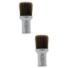 MAGICLULU 2pcs Barber Brush Neck Duster for Dust Remover Hair Salon Shaving Brush Sturdy Bristles Handle view 1