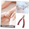 FOMIYES 3pcs Manicure Cuticle Trimmer Nail Cuticle Remover Tool Nail Clippers for Men view 2