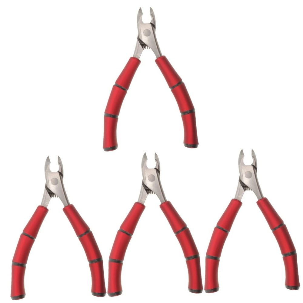 FOMIYES 4pcs Ergonomic Nail Clippers for Men Toe Nail Trimmer Cuticle Nipper Tool Sturdy Design