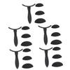 MAGICLULU 5sets Convenient Eye Shadow Seal Stamp Makeup Tools for Women Silicone Eyeshadow Stamper Quick Eye Makeup Applicator view 1