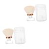 FOMIYES 2pcs Nail Brush for Cleaning Fingernails and Toes Ergonomic Nail Duster Makeup Powder Brush Lightweight Design for for Manicure and Pedicure view 1