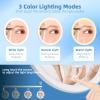 30X Magnifying Mirror with Lights, 6inch Large Makeup Magnifying Mirror, Lighted 30X High Magnifying Mirror, Travel Magnifying Mirror with Lights 30X, Portable LED Magnified Mirror with 3 Suction Cups view 4