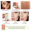 Hulyfw Cream Contour Stick,Versatile Bronzer Facial Contouring Stick,Long Lasting Highlighter Waterproof Facial Shaping,Buildable Highlight Contour Makeup Natural Radiant Look,02 Soft Glow view 4