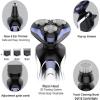 Head Shavers for Bald Men, 5 in 1 Electric Razor for Men Hair Clipper Rotary Shaver Beard Trimmer Waterproof USB Fast Charging Cordless Nose Hair Trimmer view 3