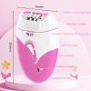 Epilator Hair Removal for Women,Women Hair Trimmer Cordless 2 Gear Speed USB Rechargeable Gentle Electric Trimmer for Legs,Underarms,Bikini,Hair,Eyebrow,Lips (Rose red) view 3
