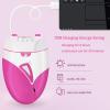 Epilator Hair Removal for Women,Women Hair Trimmer Cordless 2 Gear Speed USB Rechargeable Gentle Electric Trimmer for Legs,Underarms,Bikini,Hair,Eyebrow,Lips (Rose red) view 4
