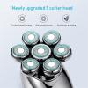 WTCBQC Head Shavers for Bald Men, 5 in 1 Electric Shaver for Men 7D Floating Cutter Head USB Rechargeable Rotary Shaver Smart Multifunctional Grooming Kit view 2