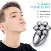 WTCBQC Head Shavers for Bald Men, 5 in 1 Electric Shaver for Men 7D Floating Cutter Head USB Rechargeable Rotary Shaver Smart Multifunctional Grooming Kit view 3