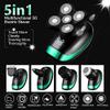 Head Shavers for Bald Men, Multi Grooming Kit Digital Display Electric Shaver Hair Trimmer Beard Electric Razor Wet Dry Men Facial&Body Shaving Machine (Color : Package A) view 2