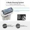 WTCBQC Head Shavers for Bald Men, Reciprocating Electric Shaver 3 Blade Shaving System USB Rechargeable Shaving Machine for Men Razor Shaver Barber Electric (Color : Silver) view 4