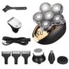 Head Shavers for Bald Men, 4D Floating Heads Electric Shaver USB Rechargeable Hair Clipper Nose Ear Hair Trimmer Men Bald Head Shaver Facial Cleaning Brush view 1