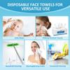 HOMEXCEL Face Towels, Disposable Face Towelette, Biodegradable Makeup Remover Dry Wipes, Super Soft Clean Facial Towels Wash Cloth for Sensitive Skin,100 Count view 4