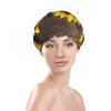 SSIMOO Three Sunflowers On Wooden Fashion Joker Bath Hat,Reusable Double Bath Hat,Enjoy A More Advanced Bathing Experience view 3