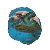 Sea Turtles Fashion Joker Bath Hat,Reusable Double Bath Hat,Enjoy A More Advanced Bathing Experience view 2
