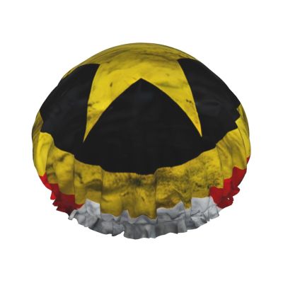 Maryland Flag 1 Fashion Joker Bath Hat,Reusable Double Bath Hat,Enjoy A More Advanced Bathing Experience
