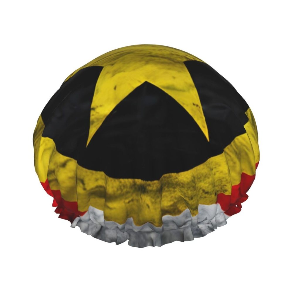 Maryland Flag 1 Fashion Joker Bath Hat,Reusable Double Bath Hat,Enjoy A More Advanced Bathing Experience