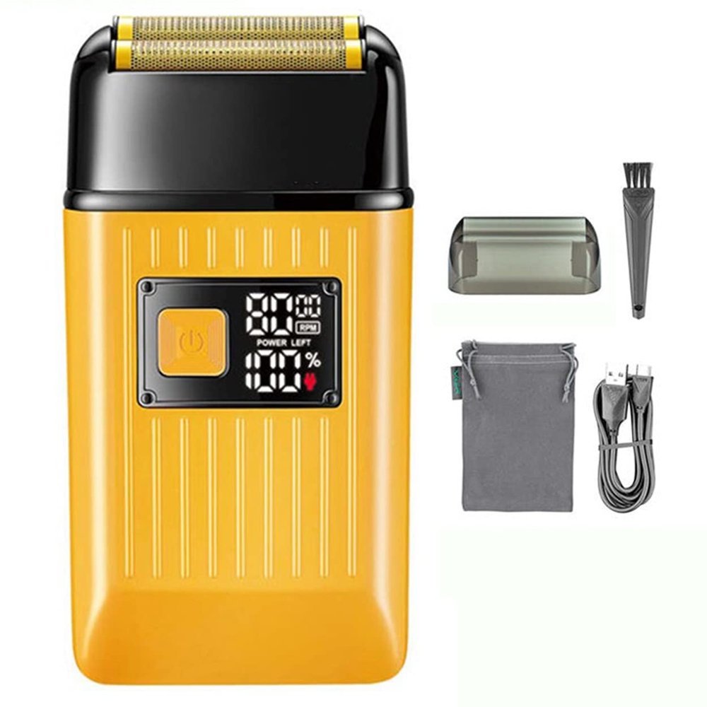Electric Razors for Men, Wet-Dry Use Beard Trimmer Hair Trimmer Electric Razor Electric Shaver Rechargeable Shaving Machine for Men Shaver Beard Razor