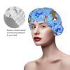 Hockey Elements Creative Patterned Fashion Joker Bath Hat,Reusable Double Bath Hat,Enjoy A More Advanced Bathing Experience view 4
