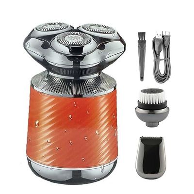 Electric Razors for Men, Professional Men's Beard Shaver Electric Shaver Waterproof 3-in-1 Electric Shaver Cordless Small Portable Shaver