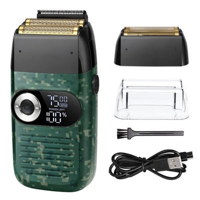 Electric Razors for Men, Rechargeable Hair Shaver for Men Electric Shaver Beard Electric Razor Bald Head Fades Shaving Machine Finishing Tools (Color : OneColor)