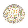 Banana Strawberry Pineapple Fashion Joker Bath Hat,Reusable Double Bath Hat,Enjoy A More Advanced Bathing Experience view 1
