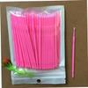 Ipetboom 100pcs Disposable Eyelash Extension Cotton Swabs Pink Micro Applicator Brush for Makeup and Nail Art Non-linting Clean Sanitary Tools for Salon and Home Use view 4