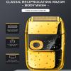 WTCBQC Electric Razors for Men, Professional Hair Beard Electric Shaver for Men Metal Housing Electric Razor Washable Head Shaving Machine Rechargeable, 2028 1 Blade view 2