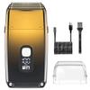 Electric Razors for Men, 3-Blade System Rechargeable Electric Shaver for Men Powerful Hair Beard Electric Razor Wet Dry Head Bald Shaving Machine view 1