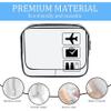 3Pcs TSA Approved Toiletry Bag, Clear Travel Toiletry Bag, Clear Makeup Bag, Waterproof Travel Makeup Cosmetic Bag, Carry On Airport Airline Quart Size Travel Bag for Women Men (Black+Pink+Blue) view 2