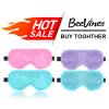 BeeVines 4 Pack Gel Eye Mask Pink & Purple view 1