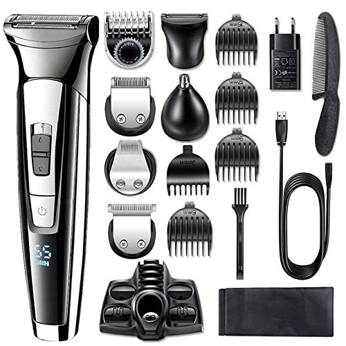 WTCBQC Electric Razors for Men, All in one Facial Body Grooming kit Electric Shaver for Men Beard Hair Trimmer pro Shaving Machine Washable Razor Rechargeable