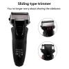 WTCBQC Electric Razors for Men, USB Rechargeable Electric Shaver Stainless Steel Shaving Machine for Men 3D Triple Floating Blade Razor Shaver Barber Electric view 3